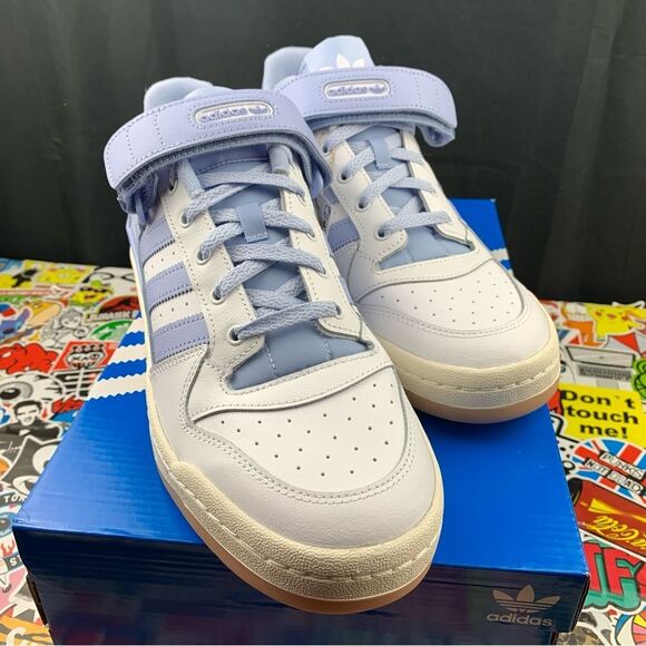 Adidas Forum Low Blue Velcro Size 12 Men's - Picture 6 of 15